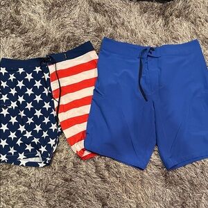 2 32” mens swim trunks